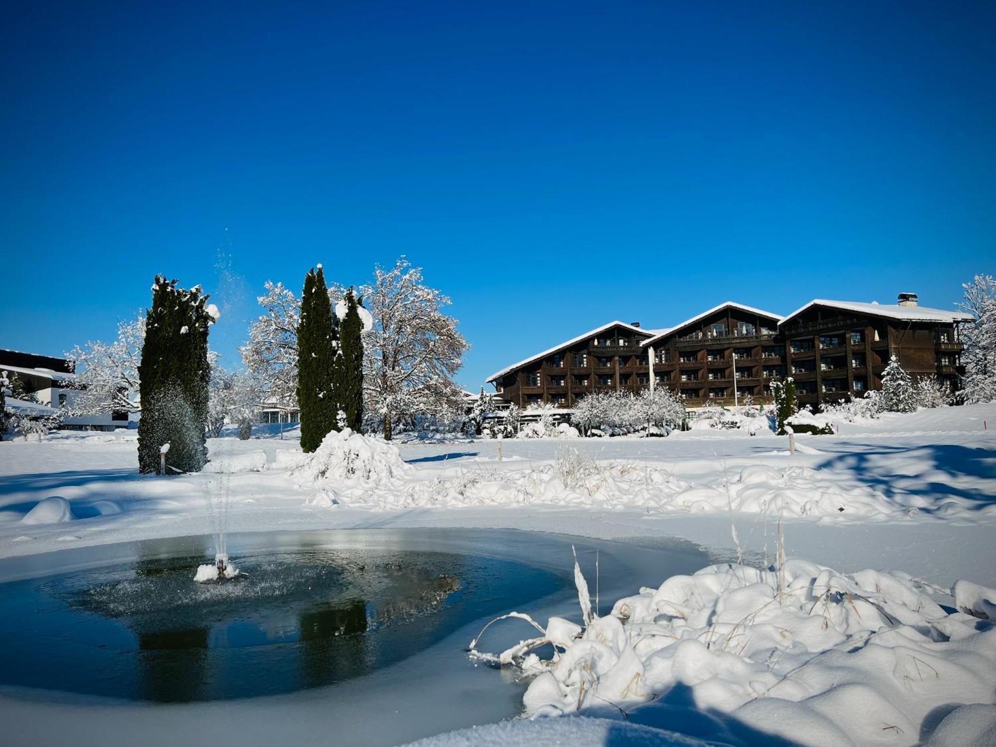 Ferienwohnung Sonneck Oberstaufen Buitenkant foto